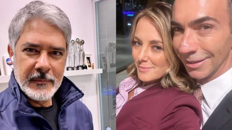 Ticiane Pinheiro se encontra com Cesar Tralli após diagnóstico de William Bonner - Reprodução/Instagram