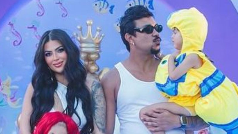 Xamã marca presença na festa da filha com Renata Gutierrez - Reprodução/Instagram/Carla Monteiro