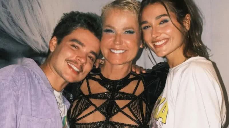 João Lucas, Xuxa e Sasha Meghel - Foto: Reprodução / Instagram