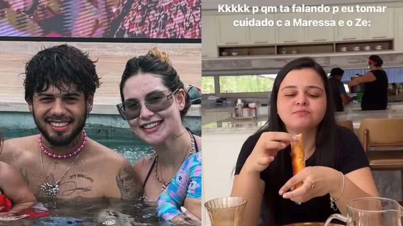 Zé Felipe, Virginia Fonseca e Maressa Lopes - Foto: Reprodução/Instagram