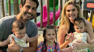 Bárbara Evans com o marido e os filhos - Foto: Reprodução / Instagram