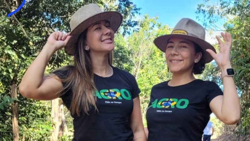 Catarina Azevedo e sua irmã Caroline Azevedo fazem sucesso no agronegócio - Foto: CARAS Brasil