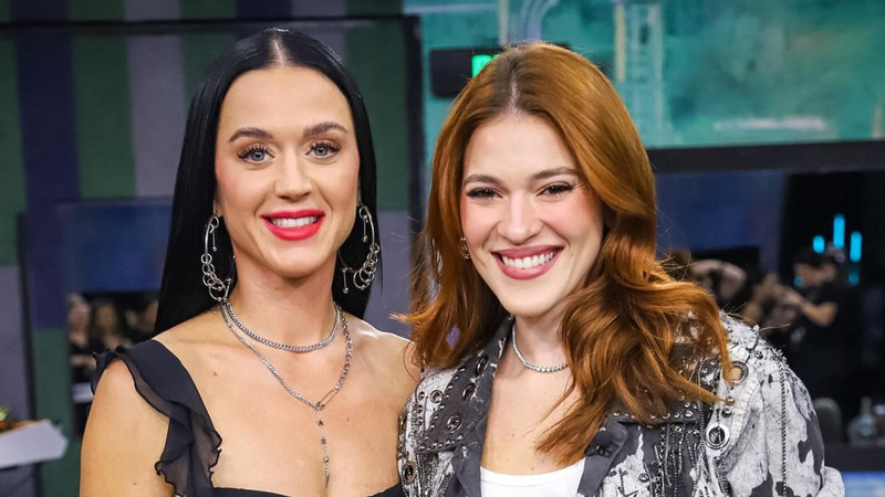 Ana Clara e Katy Perry no Estrela da Casa, reality musical da Globo - Reprodução/Instagram