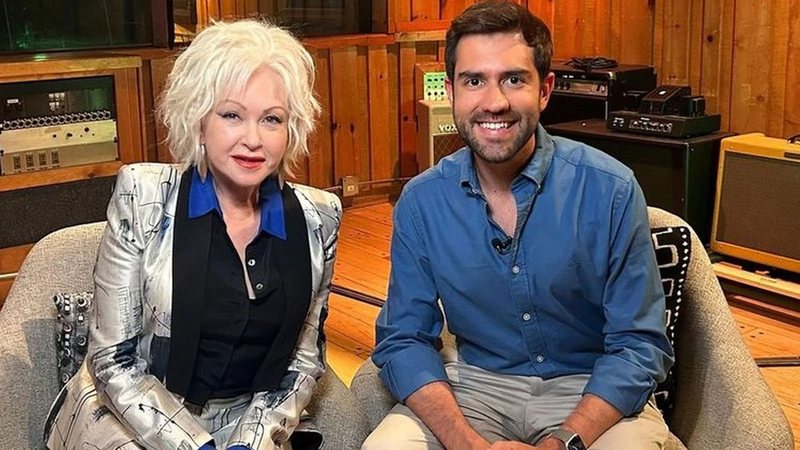 Entrevista com Cyndi Lauper - Foto: Divulgação/TV Globo