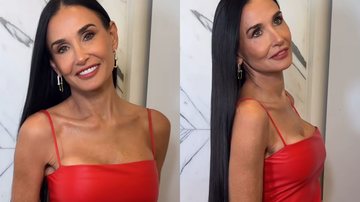 Demi Moore reflete sobre padrões de beleza - Reprodução/Instagram