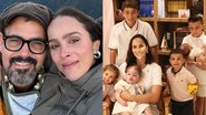 Leticia e Juliano Cazarré são pais de 6 filhos - Foto: Reprodução / Instagram