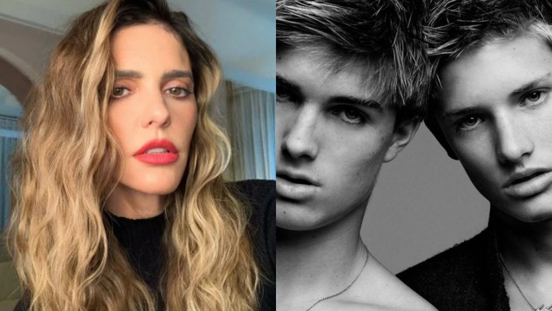 Fernanda Lima é mãe dos gêmeos João e Francisco, de 16 anos - Divulgação e Reprodução/Instagram