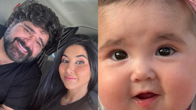 Gaby, Fabiano Menotti e a filha - Foto: Reprodução/Instagram