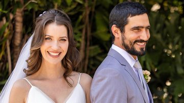 Casamento de Vênus (Nathalia Dill) e Tom (Renato Góes) no final de Família É Tudo - Foto: Globo / Beatriz Damy