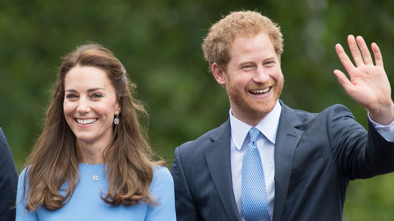 Kate Middleton e príncipe Harry - Foto: Getty Images