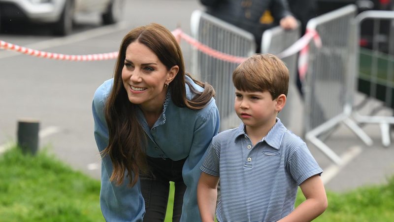 Kate Middleton e príncipe Louis - Foto: Getty Images