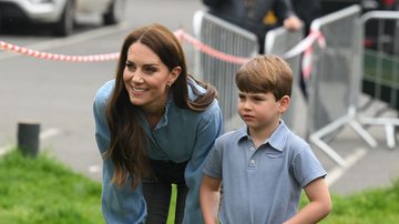 Kate Middleton e príncipe Louis - Foto: Getty Images