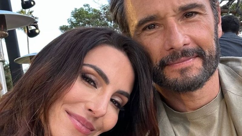 Mel Fronckowiak e Rodrigo Santoro - Foto: Reprodução/Instagram