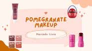 O segredo para acertar o estilo Pomegranate Makeup é o uso de cosméticos com acabamento luminoso, brilho sutil e rubor natural - Reprodução/MercadoLivre