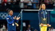 Simone Biles e Rebeca Andrade - Foto: Getty Images