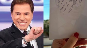 Sobrinha-neta mostra carta especial que recebeu de Silvio Santos - Reprodução/Instagram/SBT