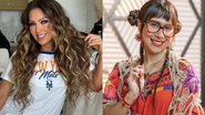 Thalia e Daphne Bozaski como Lupita, de Família É Tudo - Reprodução/Instagram e Divulgação/TV Globo