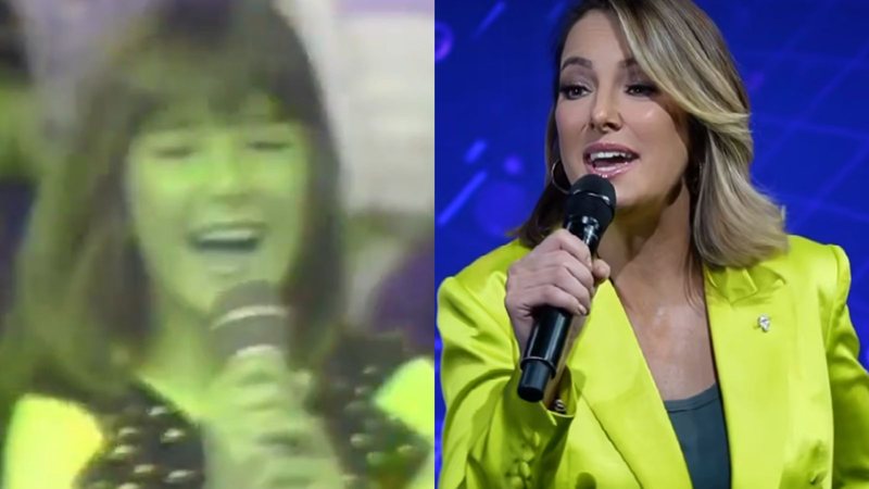 Ticiane Pinheiro relembra início da carreira como cantora - Reprodução/Instagram/Record