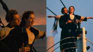 Rose (Kate Winslet) e Jack (Leonardo DiCaprio) no filme Titanic - Foto: Reprodução/Twentieth Century Fox