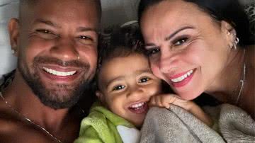 Guilherme Militão e Viviane Araújo com o filho - Foto: Reprodução / Instagram