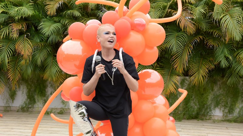 Xuxa Meneghel em ensaio para o Rock in Rio - Foto: Divulgação