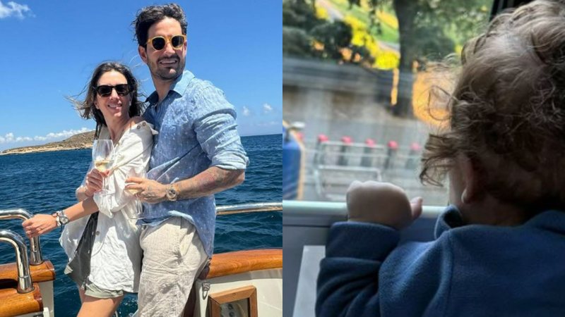 Rebeca Abravanel, Alexandre Pato e o filho do casal, Benjamin - Foto: Reprodução / Instagram