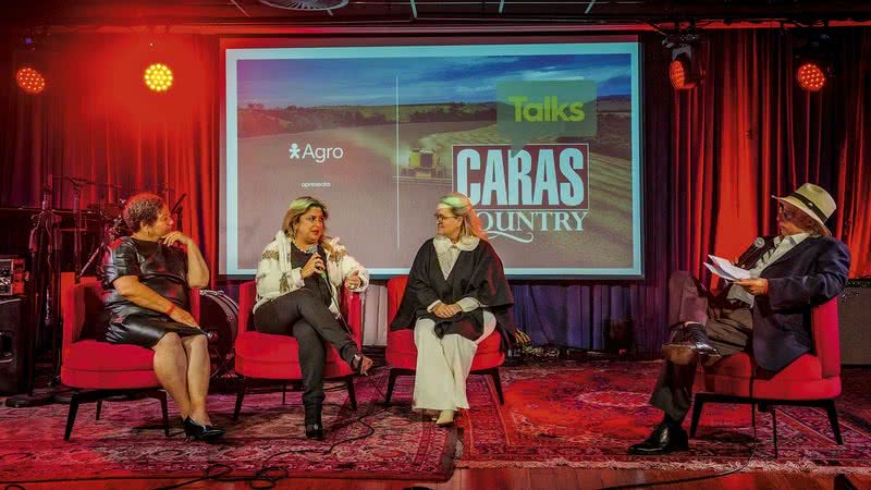 Momento do evento CARAS Country Talks, que reuniu mulheres líderes do agro - Foto: Tainara Amaral e Samuel Chaves