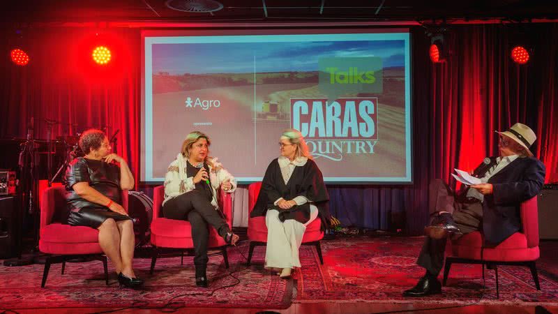 Sônia Bonato e Juliana Farah durante o evento CARAS Country Talks - Tainara Amaral