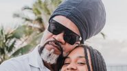 Carlinhos Brown com a filha, Leila - Foto: Reprodução / Instagram