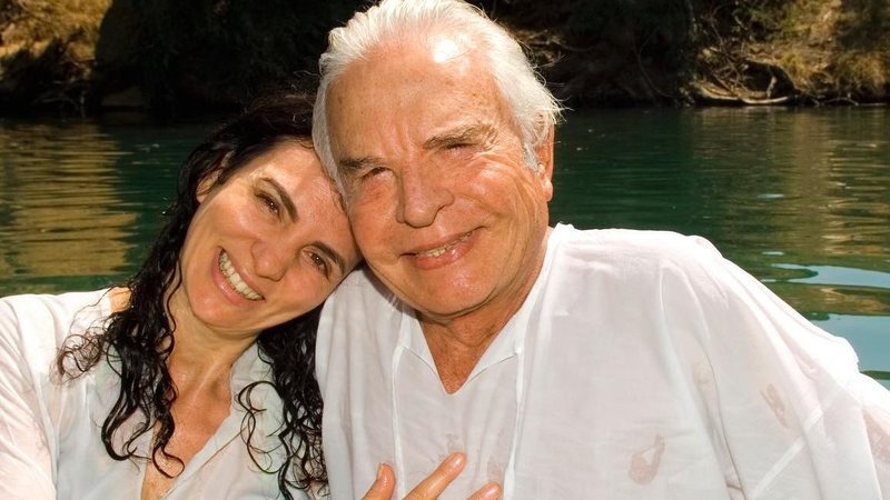 Cid Moreira e Fátima Sampaio - Foto: César Alves