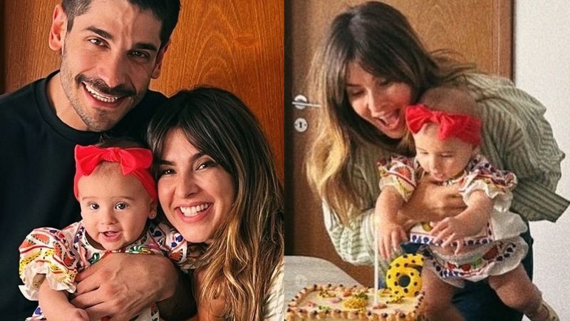 Fernanda Paes Leme e Victor com a filha - Foto: Reprodução / Instagram