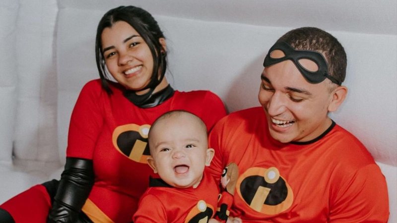 João Gomes, Ary Mirelle e o filho do casal, Jorge - Foto: Reprodução / Instagram