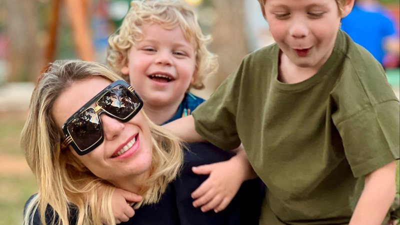 Luiza Possi e os filhos - Foto: Reprodução/Instagram