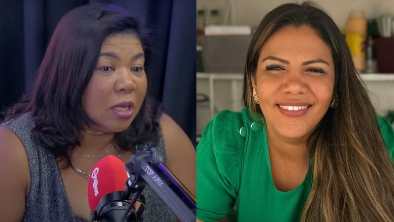 Elisangela Brito e Mani Reggo - Foto: Reprodução / YouTube / Instagram