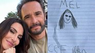 Mel Fronckowiak se diverte com recado da filha com Rodrigo Santoro - Foto: Reprodução / Instagram