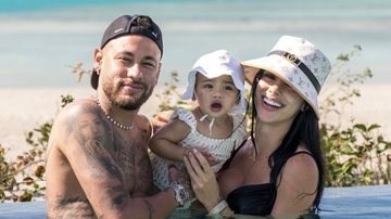 Neymar Jr. e Bianca Biancardi com Mavie - Foto: Reprodução / Instagram