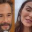 Rodrigo Santoro chora ao receber recado de Mel Fronckowiak