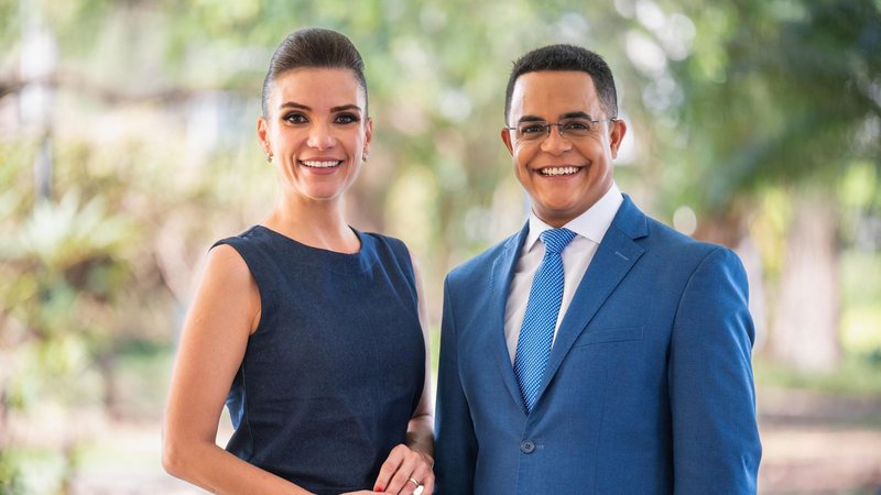 Sabina Simonato e Marcelo Pereira - Foto: Globo / Bob Paulino