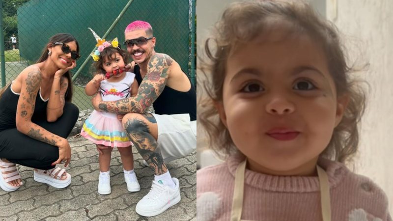 Tays Reis, Biel e a filha do casal, Pietra - Foto: Reprodução / Instagram