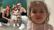 Tays Reis, Biel e a filha do casal, Pietra - Foto: Reprodução / Instagram