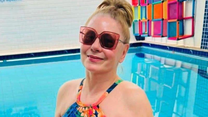 Vera Fischer se exibe na piscina e chama a atenção - Foto: Reprodução / Instagram