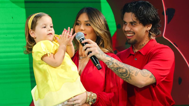 Virginia Fonseca e Zé Felipe com Maria Flor - Foto: Manuela Scarpa/Brazil News