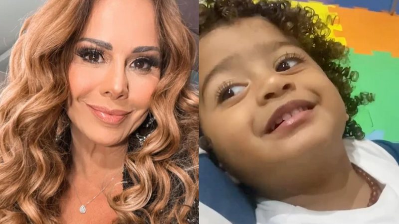 Viviane Araújo e o filho, Joaquim - Foto: Reprodução / Instagram