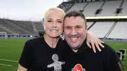 Xuxa e Júnior Coimbra no Futebol da Esperança - Foto: Divulgação