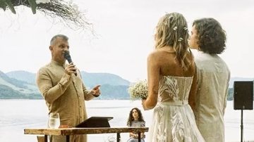 Casamento de Sasha Meneghel e João Lucas foi celebrado pelo apóstolo Rina - Foto: Reprodução / Instagram