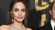 Angelina Jolie faz rara aparição com o filho Knox - Foto: Getty Images