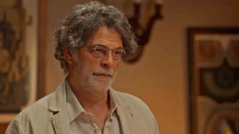 Ariosto (Eduardo Moscovis) na novela No Rancho Fundo - Foto: Reprodução / Globo