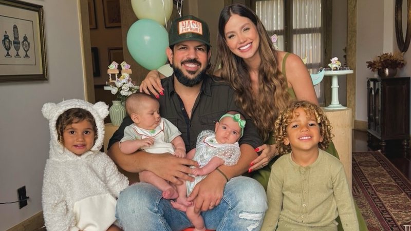 Biah Rodrigues, Sorocaba e os filhos - Foto: Reprodução/Instagram