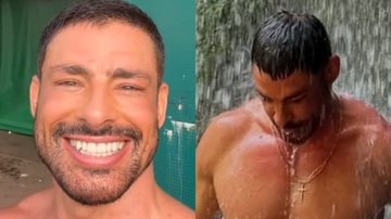 Cauã Reymond se refresca em cachoeira - Foto: Reprodução/Instagram