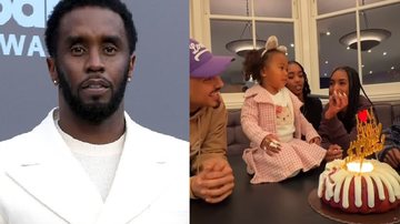 P. Diddy e os filhos - Foto: Reprodução/Getty Images e Instagram